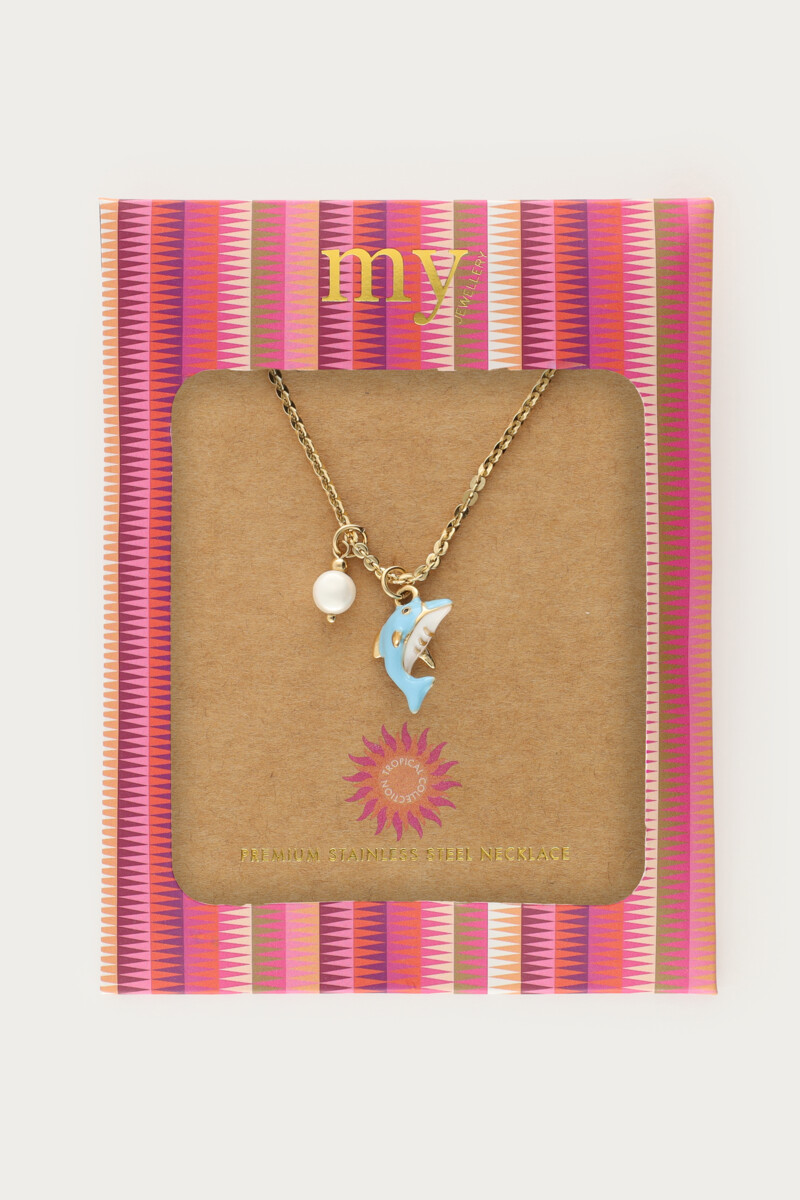 Tropical necklace with dolphin | My Jewellery
