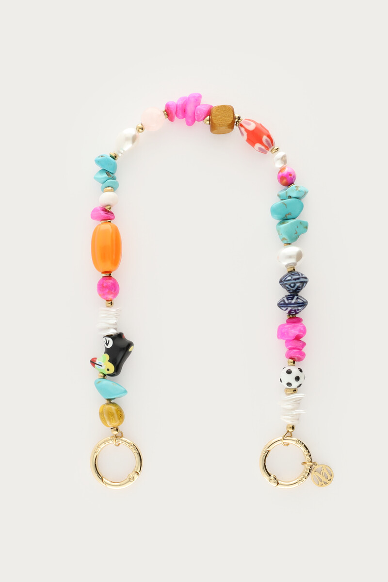 Tropical phone cord with charms | My Jewellery