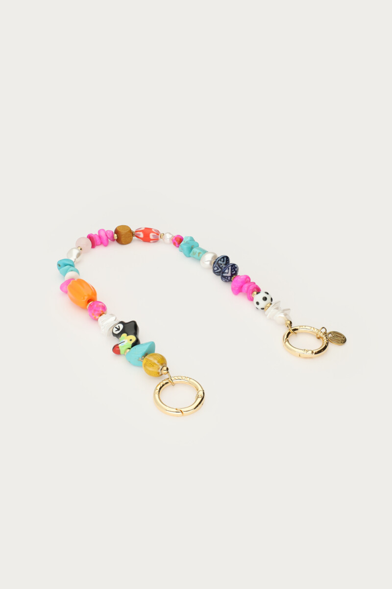 Tropical phone cord with charms | My Jewellery