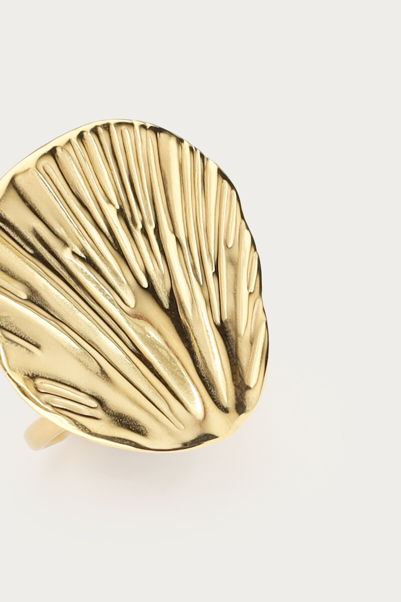 Tropical statement ring with shell | My Jewellery