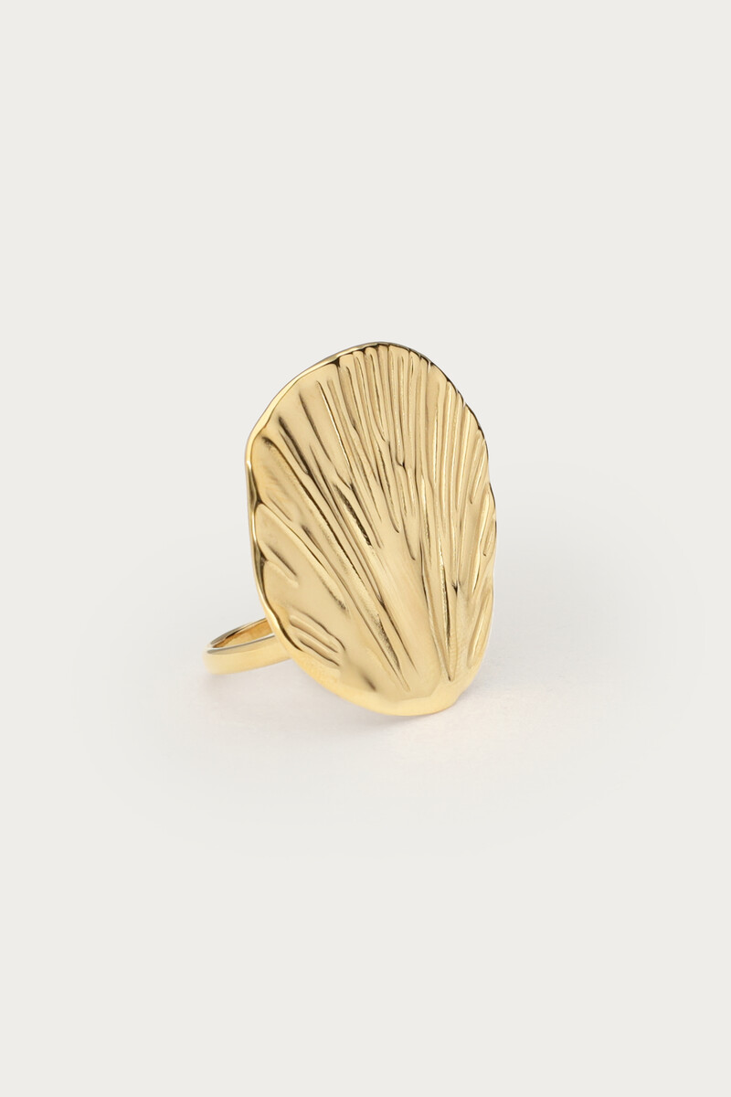 Tropical statement ring with shell | My Jewellery