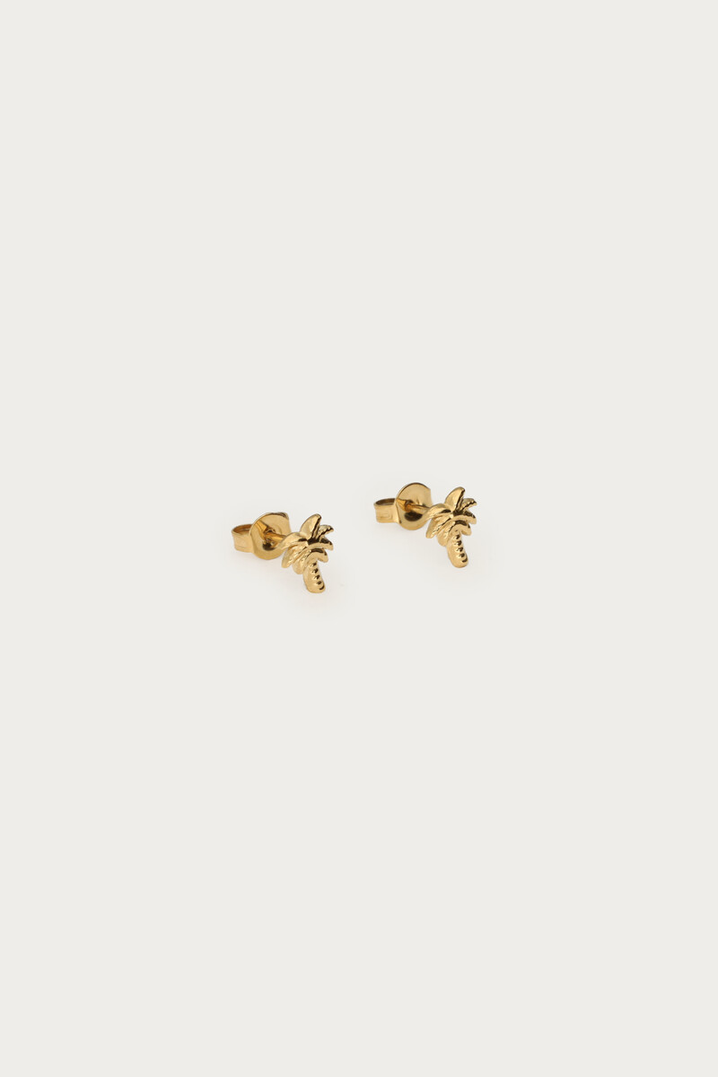 Tropical studs with palm tree | My Jewellery