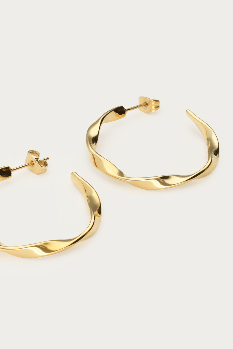 Twisted hoop earrings | My Jewellery