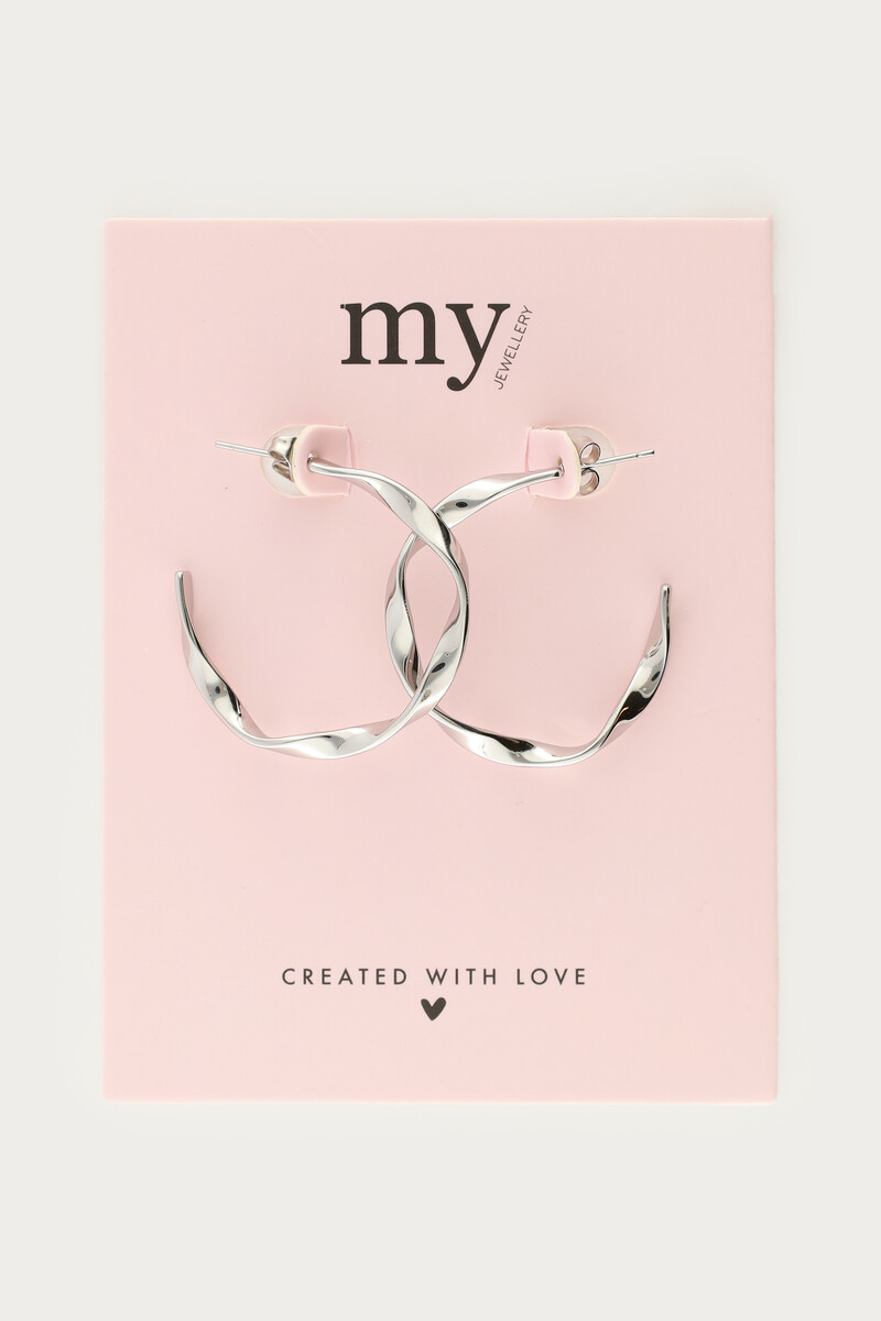 Twisted hoop earrings | My Jewellery