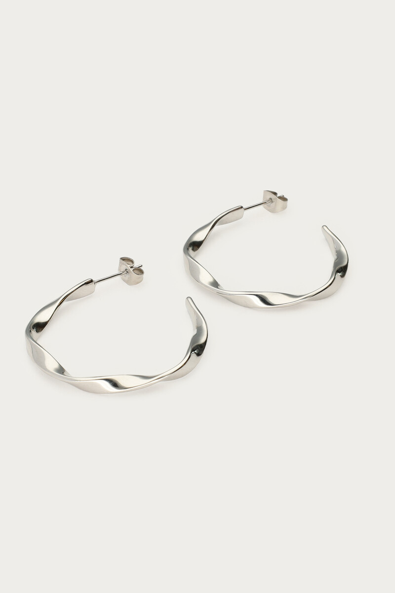 Twisted hoop earrings | My Jewellery