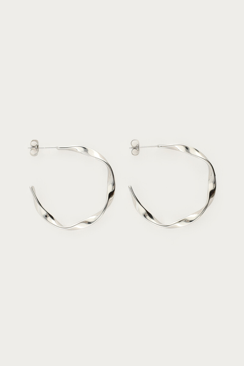 Twisted hoop earrings | My Jewellery