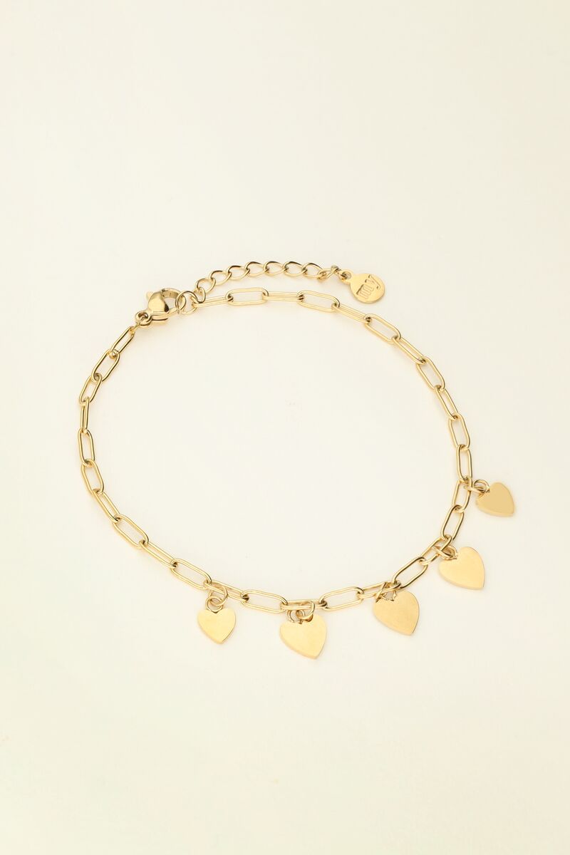 Universe armband met kleine hartjes | My Jewellery