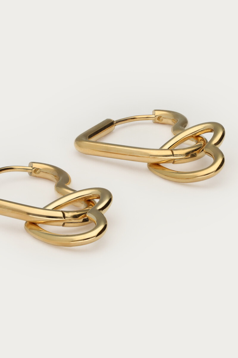 Universe double heart earrings | My Jewellery