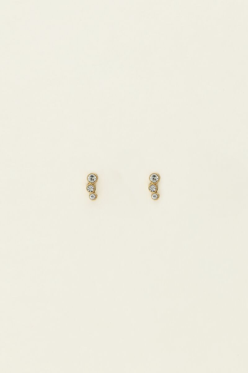 Universe studs with silver circles | My Jewellery