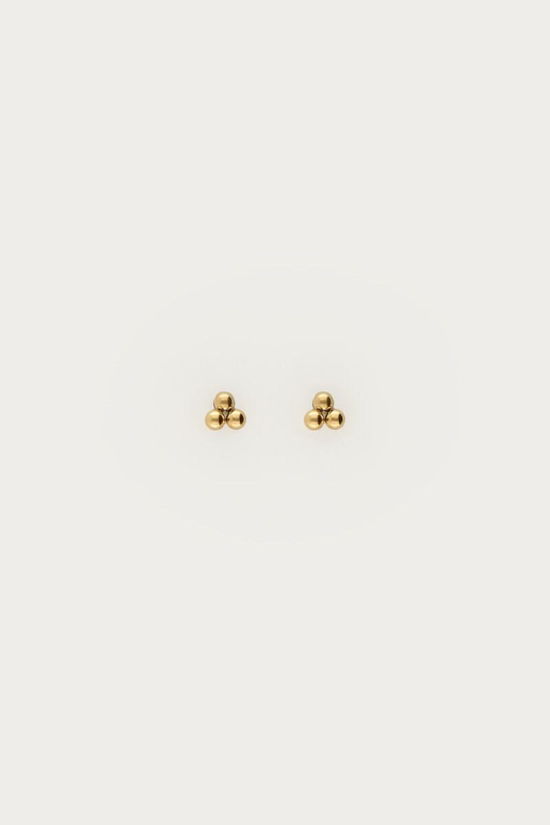 Universe studs met drie bolletjes