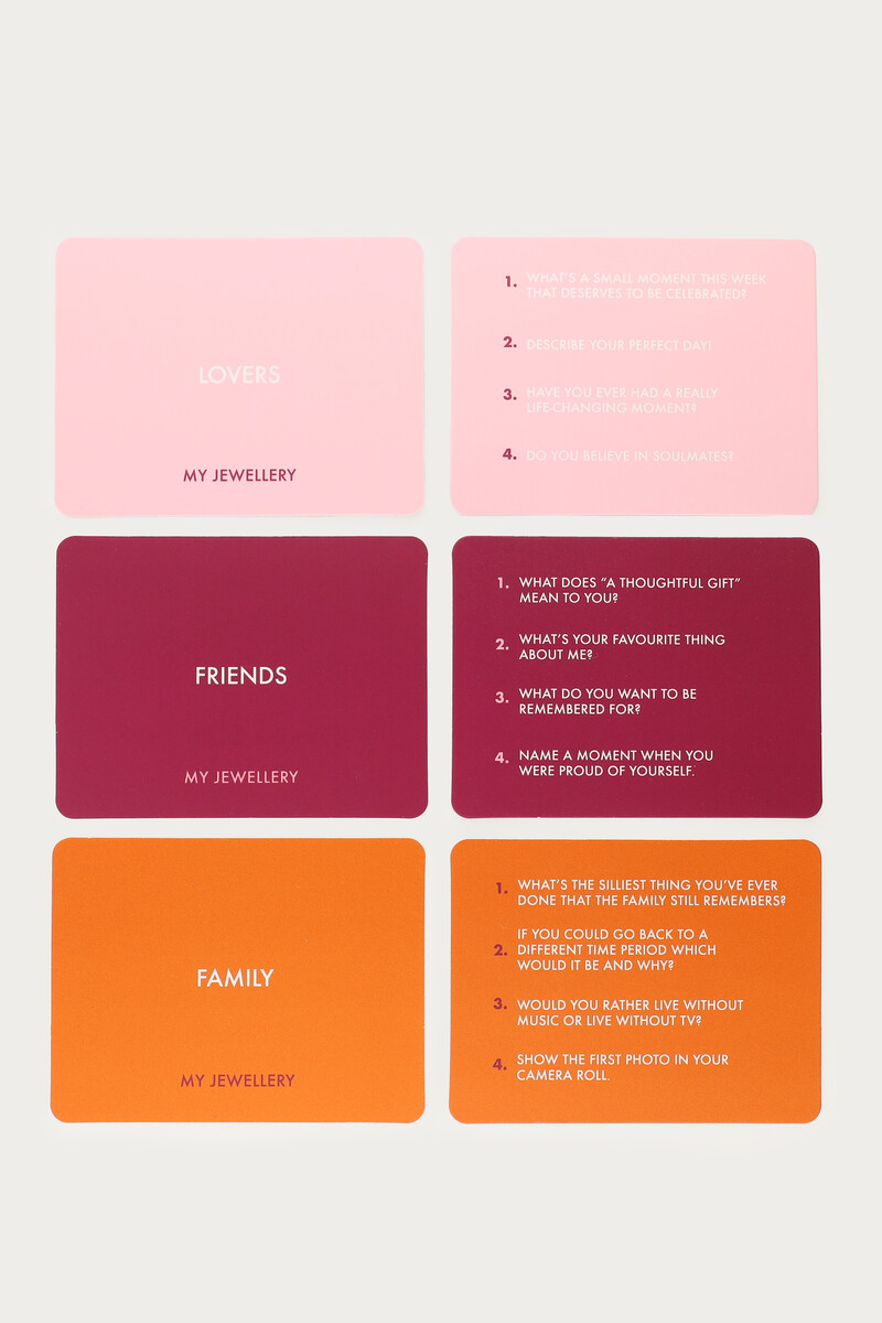 Card game Valentine | My Jewellery