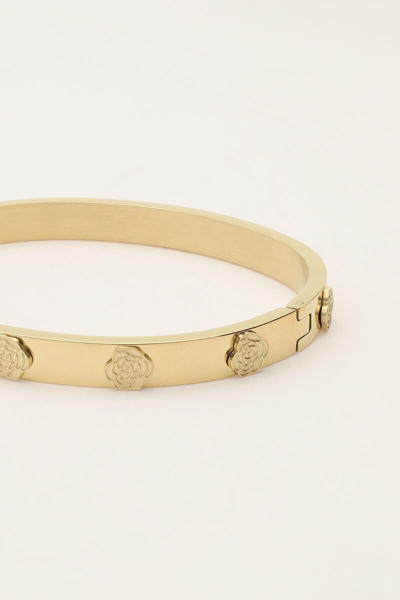 Vintage bangle with roses | My Jewellery