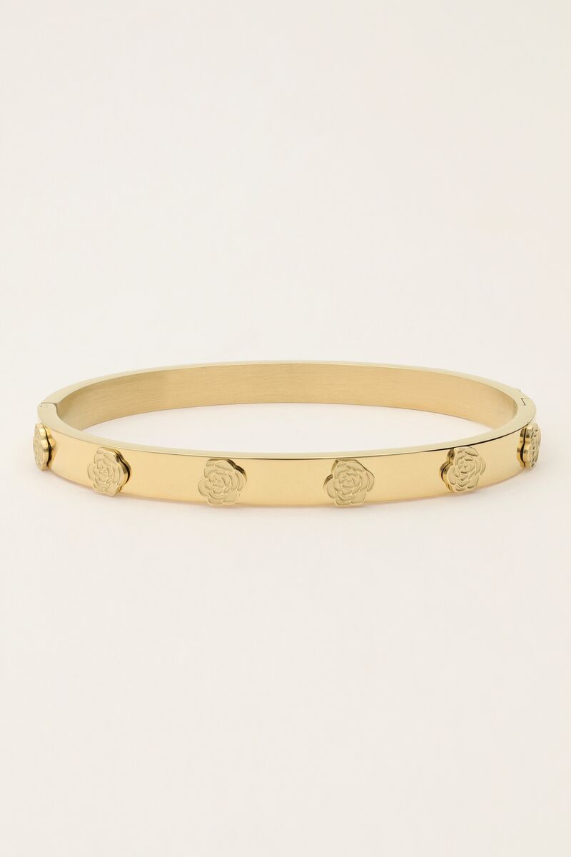 Vintage bangle with roses | My Jewellery