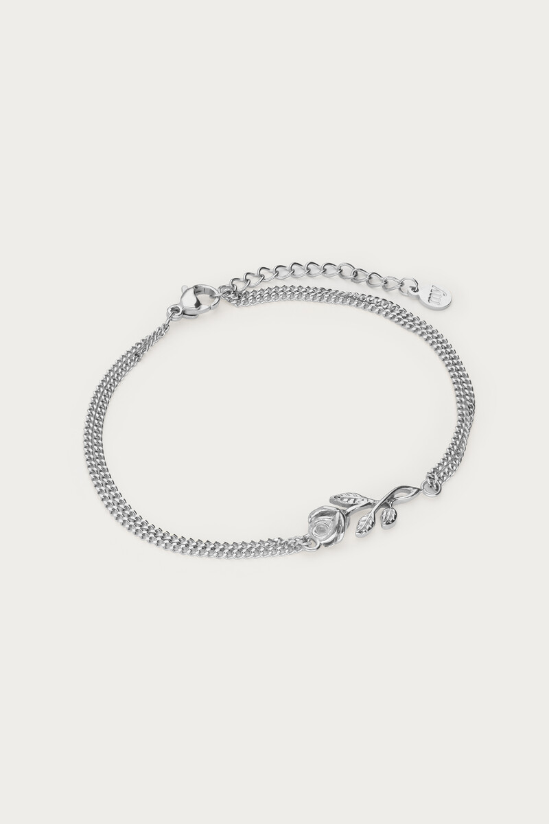 Vintage bracelet with flat rose | My Jewellery