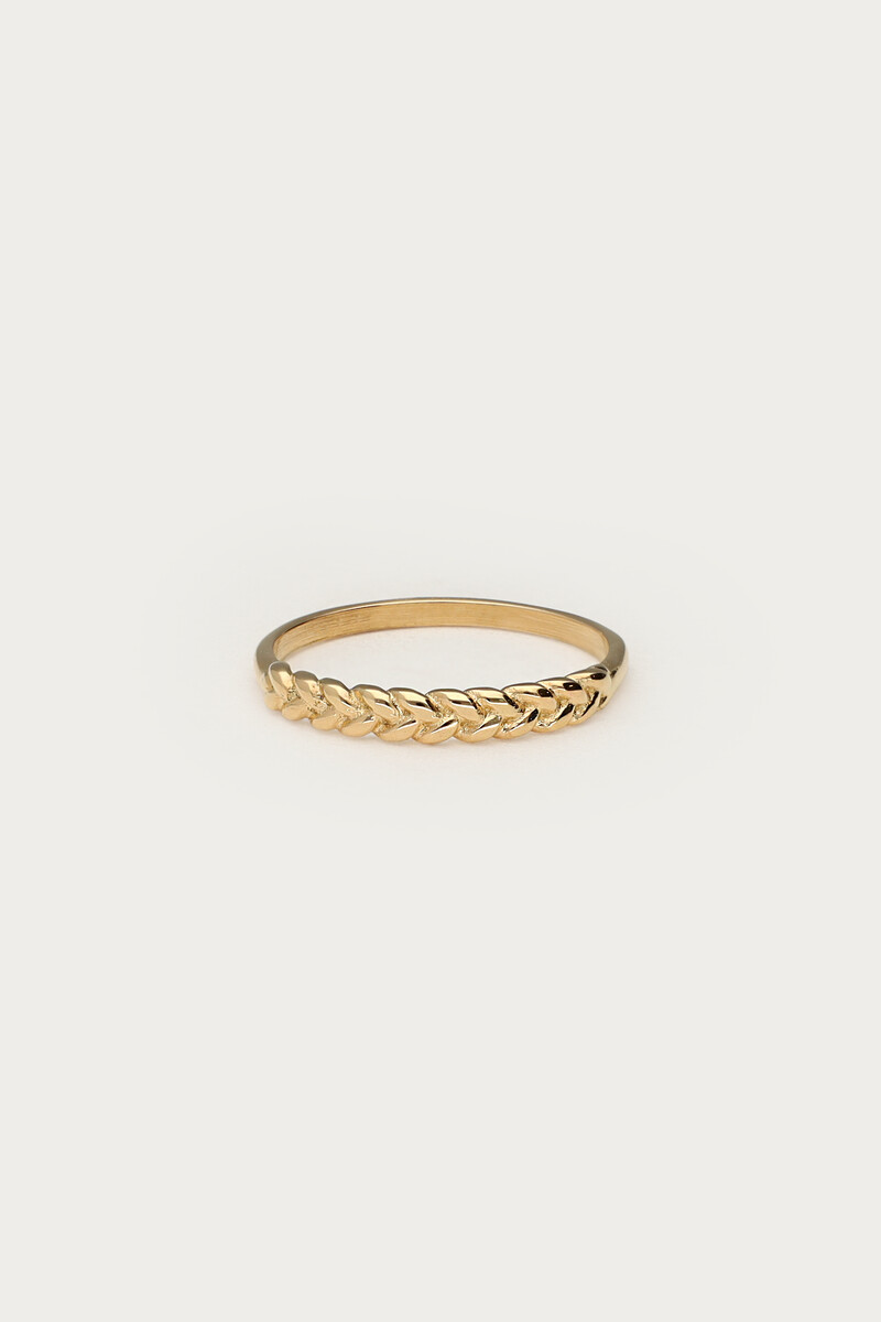 Vintage braided minimalistic ring | My Jewellery