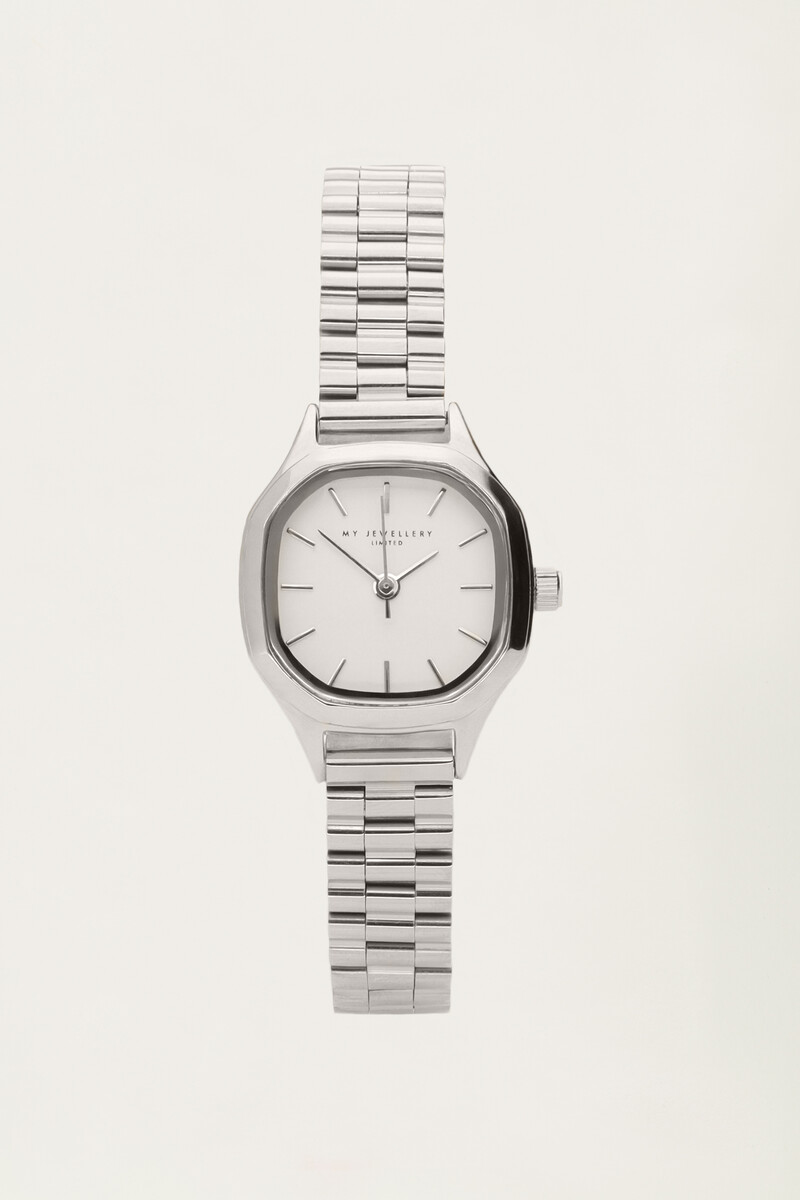Vintage hexagon watch with chain band