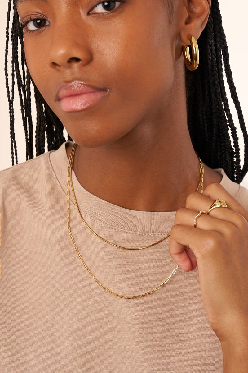 Vintage long fine chain necklace | My Jewellery