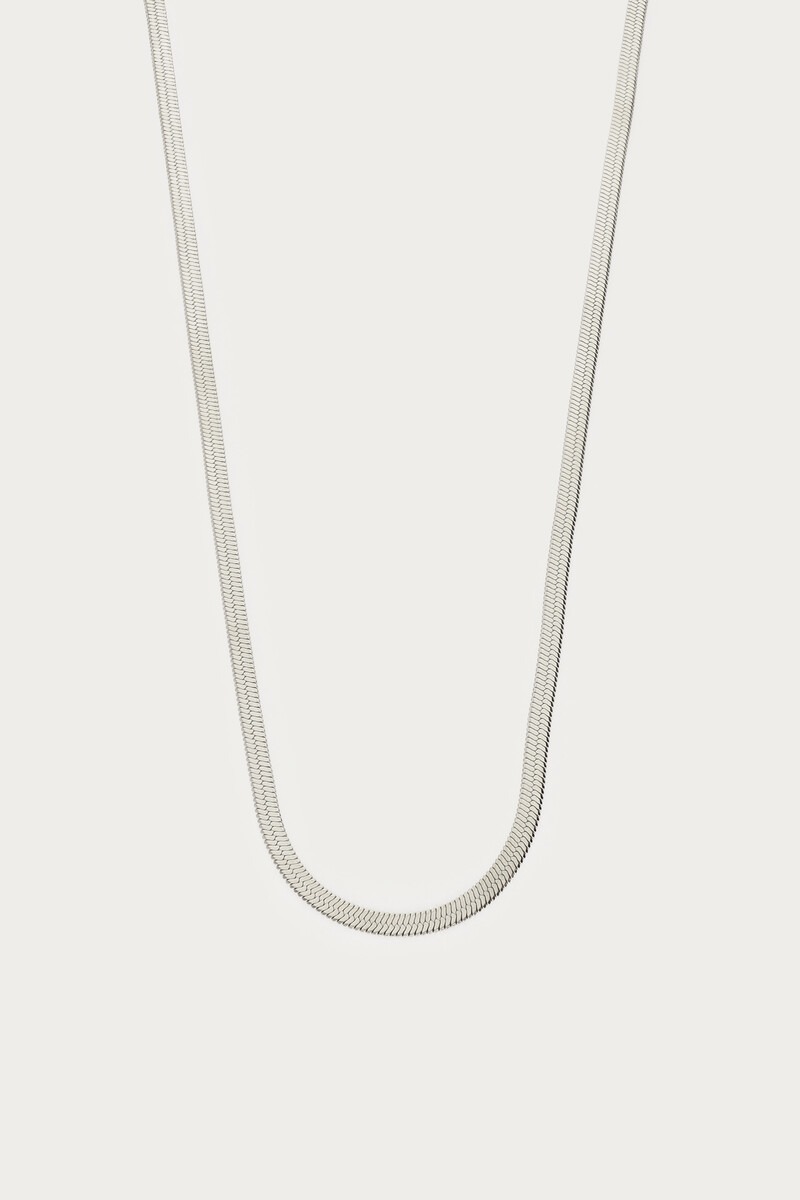 Vintage lange platte schakelketting