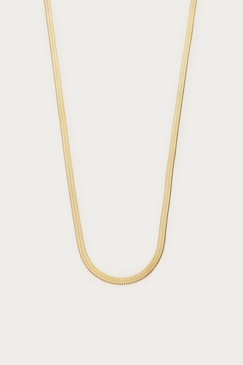 Vintage long flat chain necklace | My Jewellery