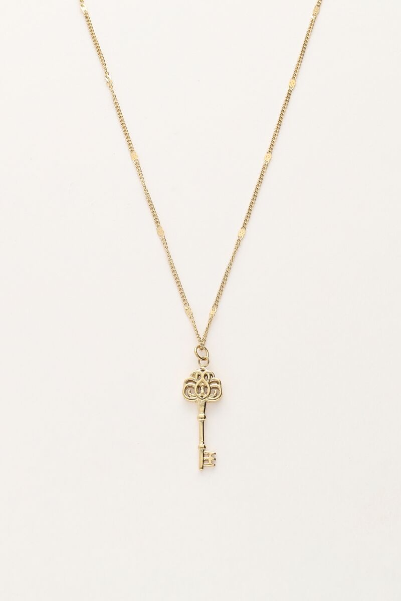 Collier minimaliste Vintage avec clé