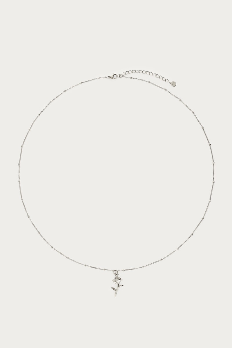 Vintage necklace with dots and rose | My Jewellery