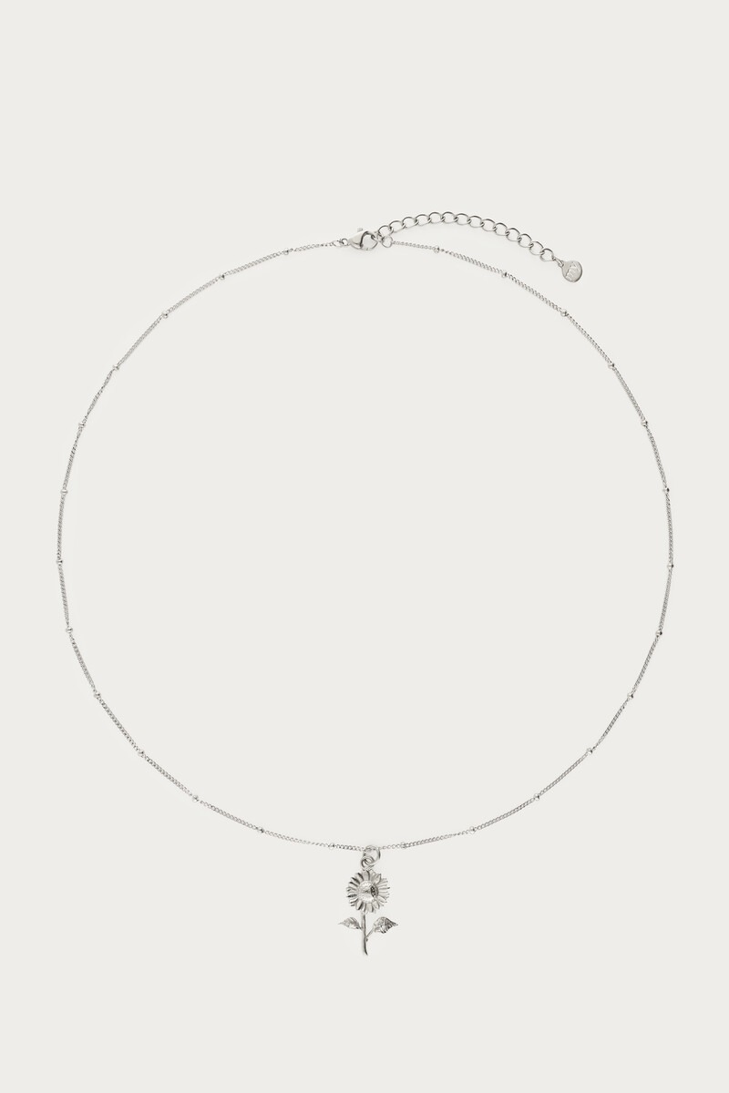Vintage necklace with dots and sunflower | My Jewellery