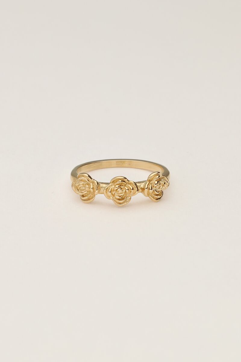 Bague Vintage avec 3 roses