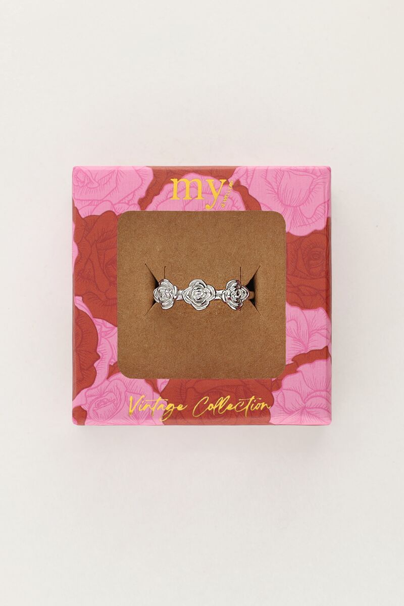 Vintage ring with 3 roses | My Jewellery