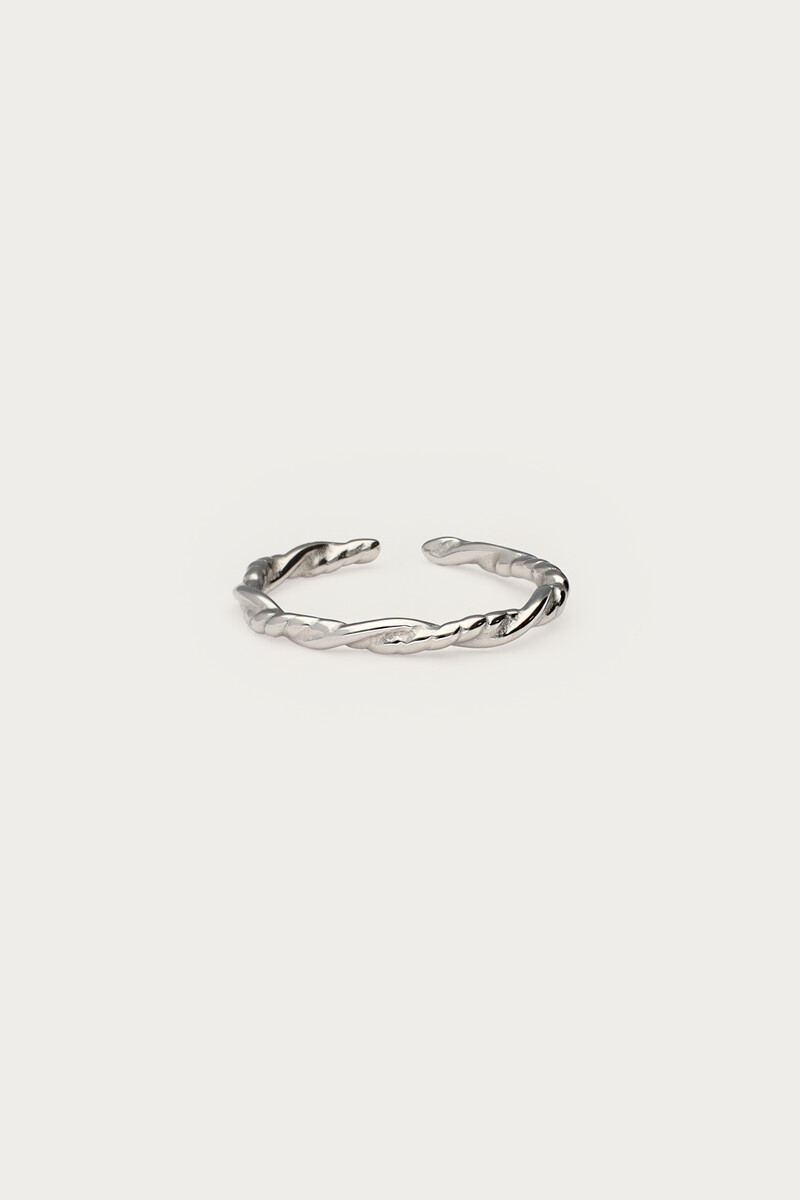 Vintage ring met grote twist