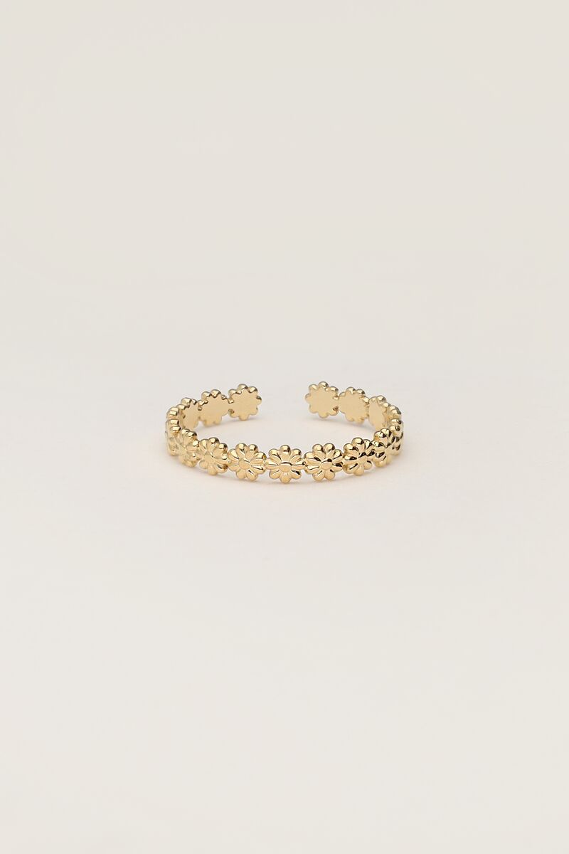 Vintage ring with small flowers | My Jewellery