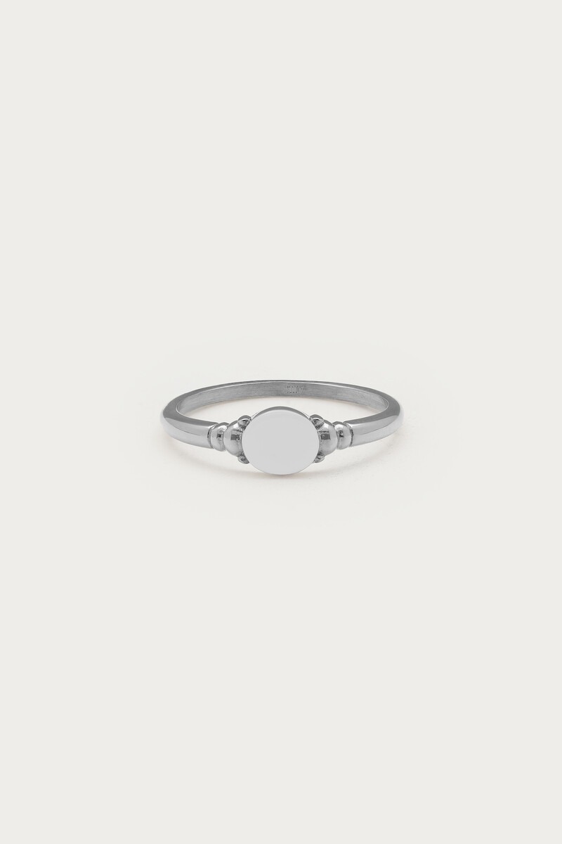 Vintage signet ring with dots | My Jewellery