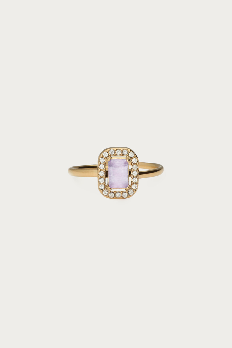 Vintage square light blue ring | My Jewellery