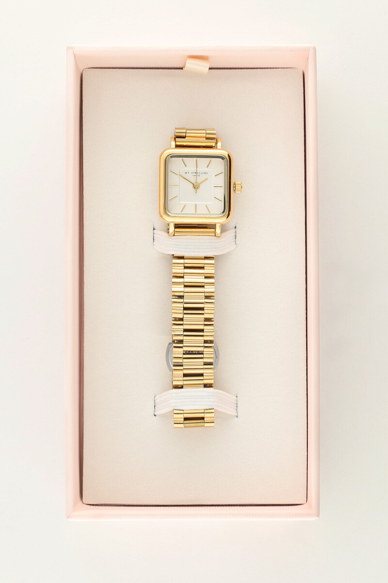 Vintage square watch with chain band | My Jewellery