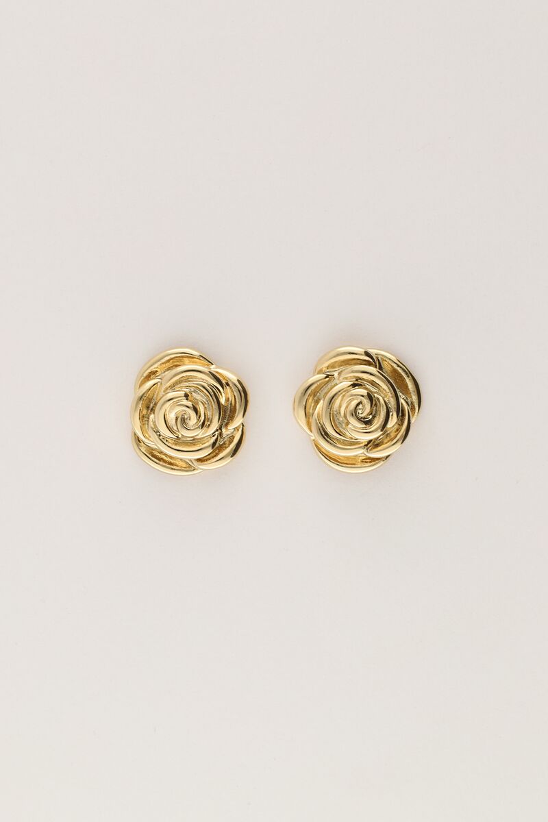 Pinke Vintage-Ohrstecker 