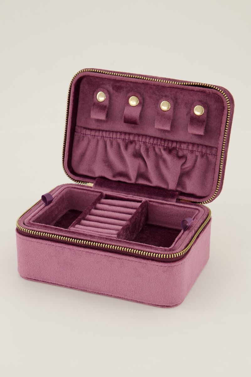 Vintage purple velvet jewellery box | My Jewellery