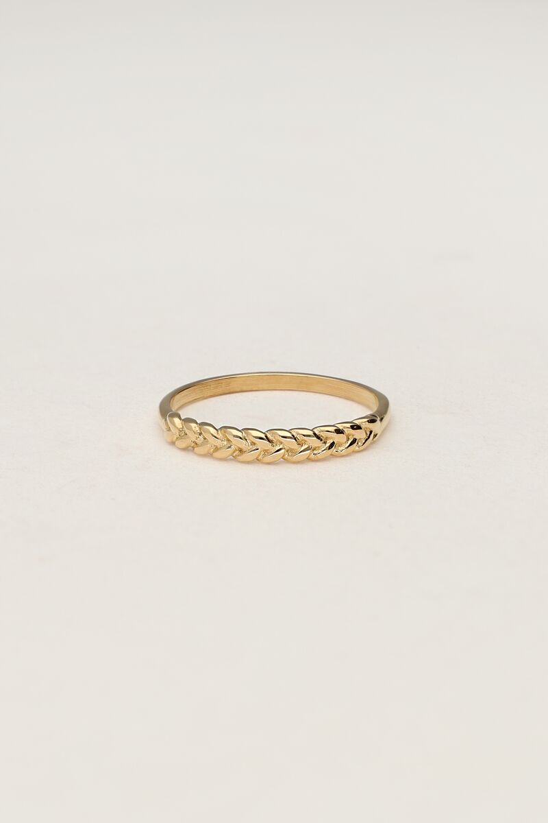 Vintage braided minimalistic ring | My Jewellery
