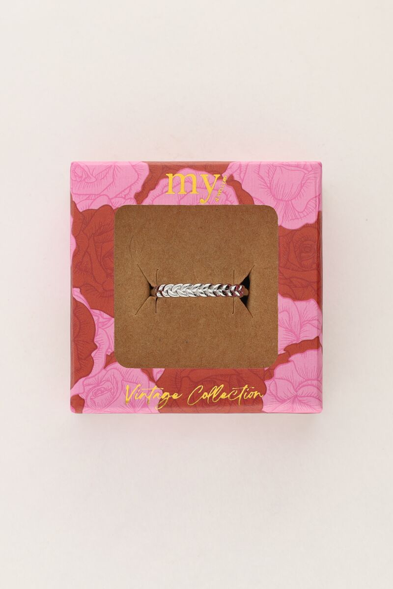 Vintage braided minimalistic ring | My Jewellery