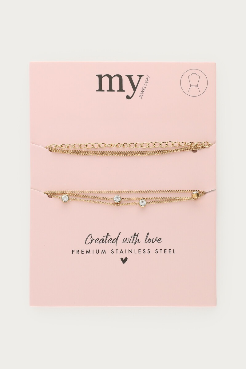 Waist chain with rhinestones | My Jewellery