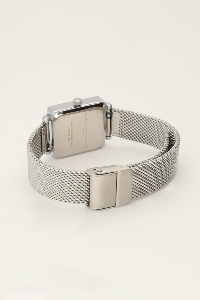 Watch white square dial | My Jewellery
