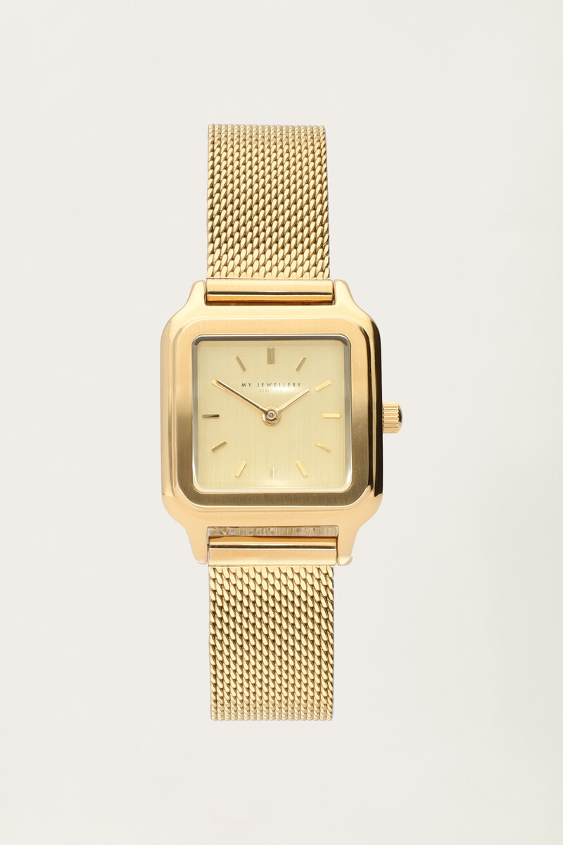 Watch with square face