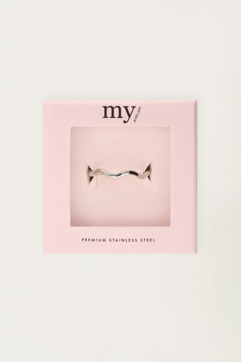 Wave structure mix ring | My Jewellery