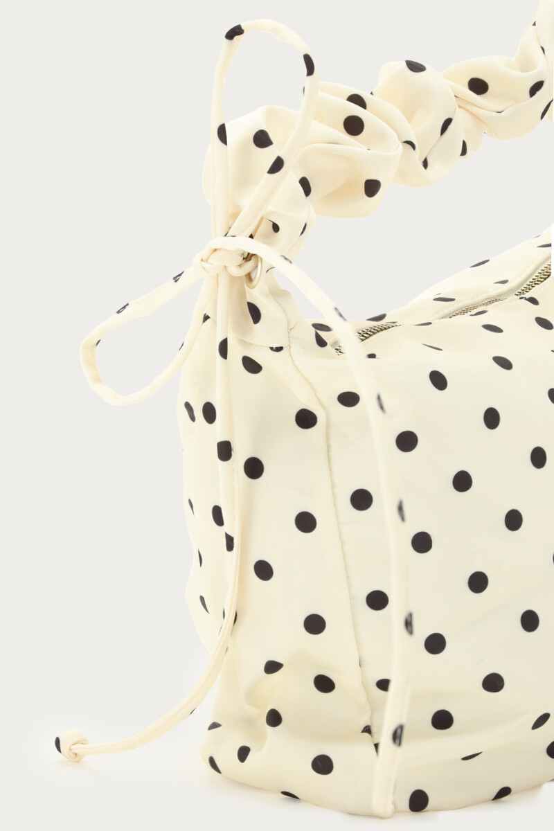 White crossbody bag with polka dot | My Jewellery