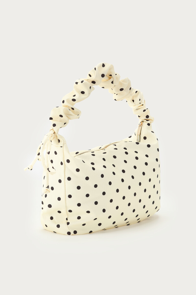 White crossbody bag with polka dot | My Jewellery