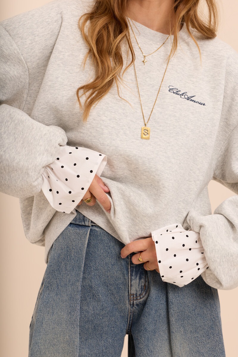 White cuffs with black polka dots | My Jewellery