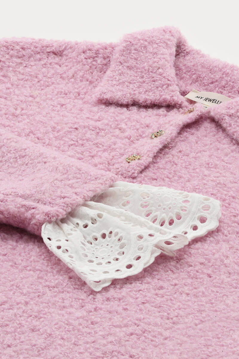 White embroidery cuffs | My Jewellery