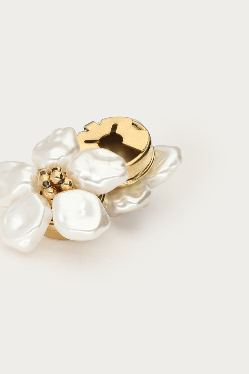 White flower buttons set | My Jewellery