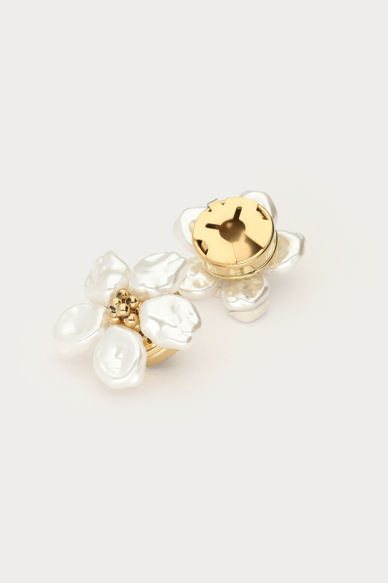 White flower buttons set | My Jewellery