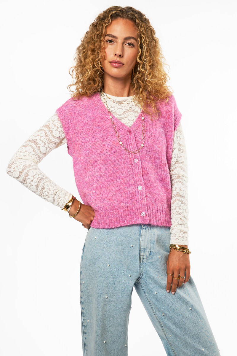 White fluffy lace top | My Jewellery