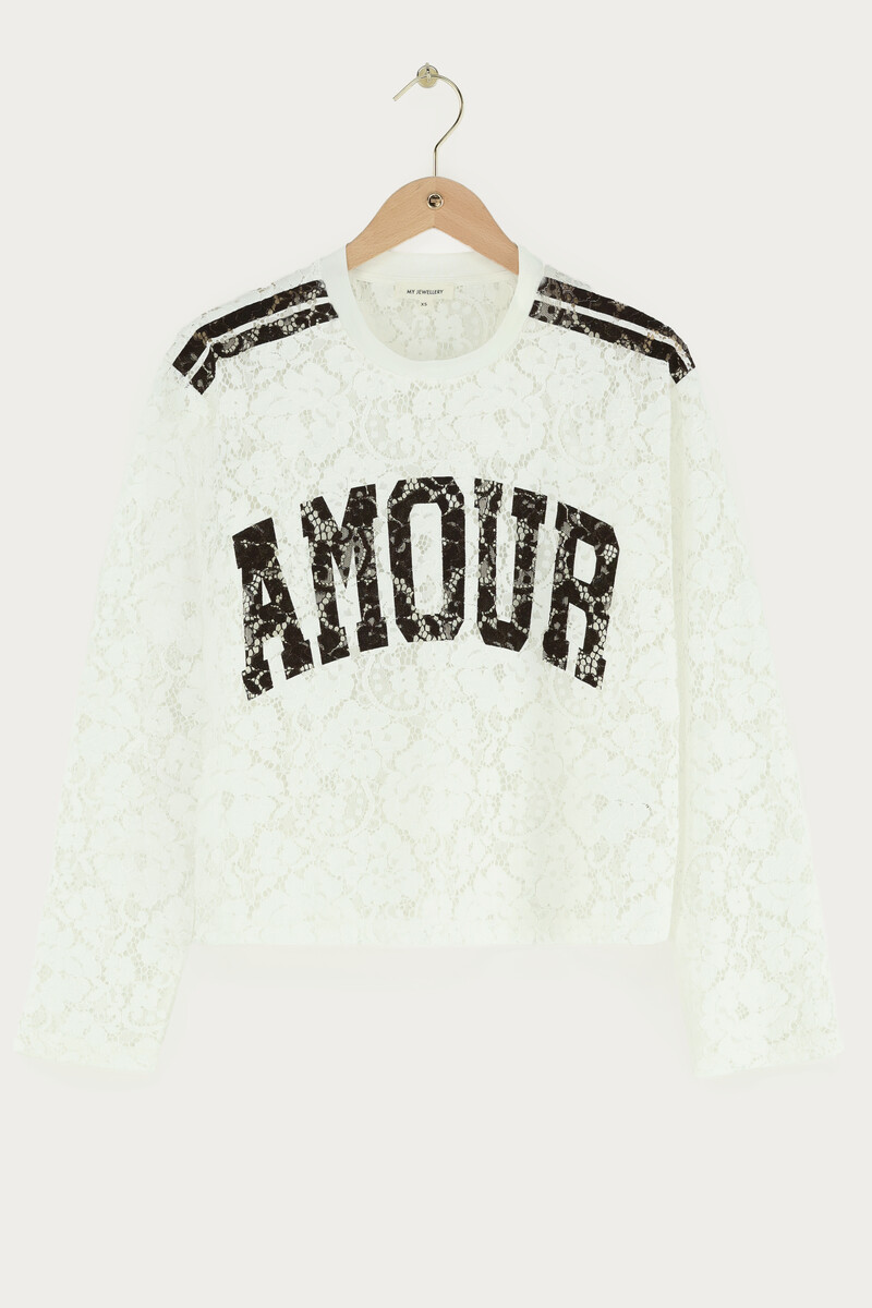 White lace top "Amour" | My Jewellery