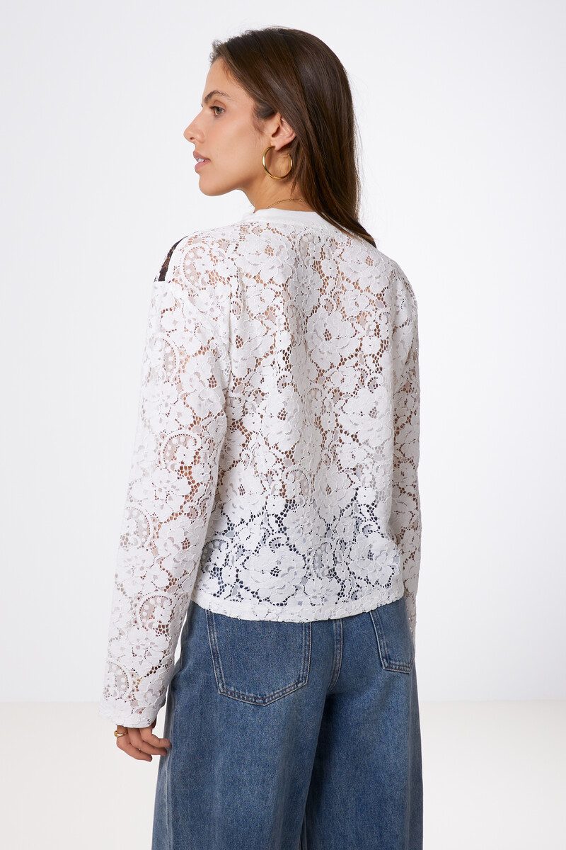 White lace top "Amour" | My Jewellery
